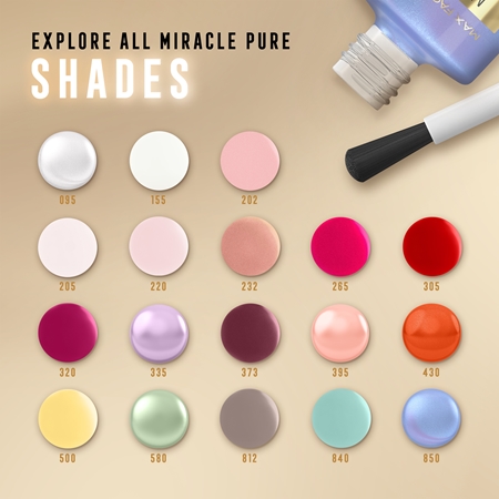 Max Factor Miracle Pure dlouhotrvající lak na nehty