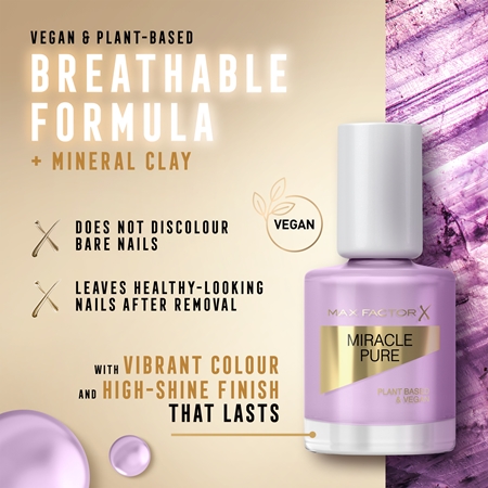 Max Factor Miracle Pure dlouhotrvající lak na nehty