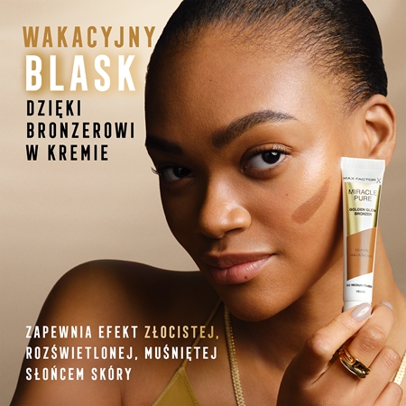 Max Factor Miracle Pure bronzer kremowy z efektem rozświetlającym