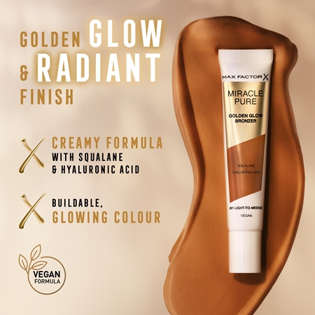 Max Factor Miracle Pure voidemainen aurinkopuuteri ihon kirkastamiseen
