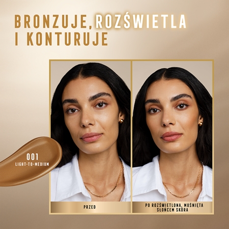 Max Factor Miracle Pure bronzer kremowy z efektem rozświetlającym