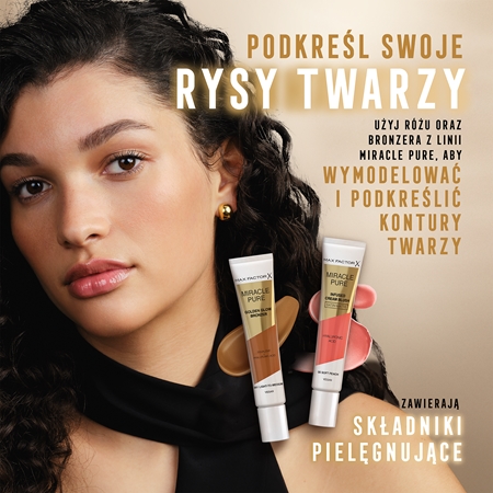 Max Factor Miracle Pure bronzer kremowy z efektem rozświetlającym