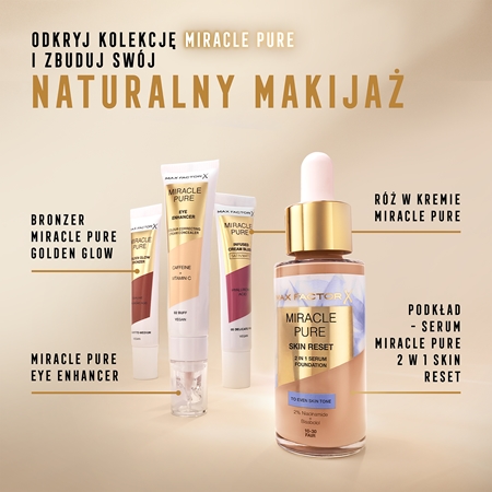 Max Factor Miracle Pure bronzer kremowy z efektem rozświetlającym
