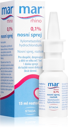 Mar Rhino Mar Rhino 1 mg/ml nosní sprej, roztok k uvolnění nosu a nosních dutin