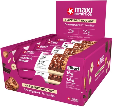 MaxiNutrition Creamy Core Protein Bar Proteinriegel mit niedrigem Zuckergehalt