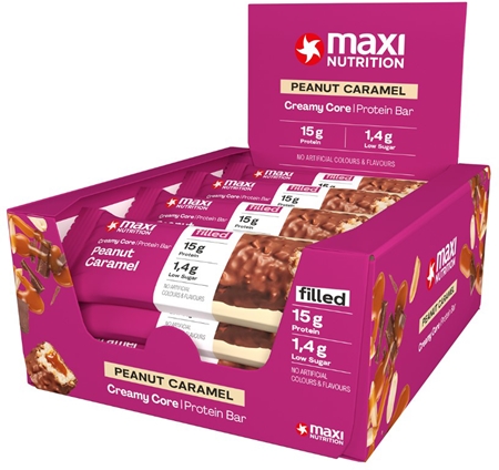 MaxiNutrition Creamy Core Protein Bar Proteinriegel mit niedrigem Zuckergehalt