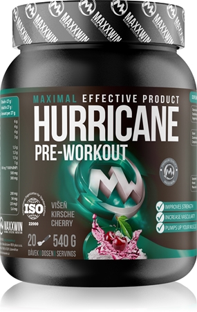 Maxxwin Hurricane Pre-Workout podpora sportovního výkonu