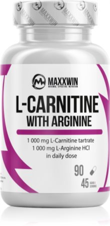 Maxxwin L-Carnitine Arginine kapsuly na podporu spaľovania tukov