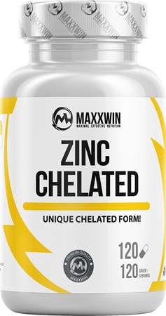 Maxxwin Zinc Chelated kapsle pro krásné vlasy, pleť a nehty