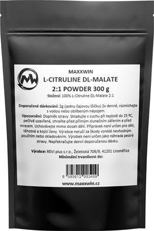 Maxxwin L-Citrulline DL-Malate podpora sportovního výkonu