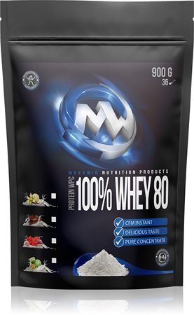 Maxxwin 100% Whey 80 Protein syrovátkový protein v prášku