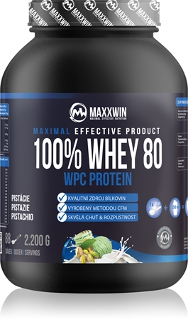 Maxxwin 100% Whey 80 Protein syrovátkový protein v prášku