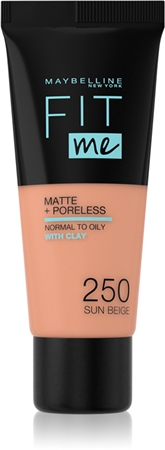 MAYBELLINE NEW YORK Fit Me! Matte+Poreless matující make-up pro normální a mastnou pleť