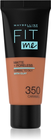 Maybelline Fit Me! Matte+Poreless Mattierendes Make-up für die normale bis fettige Gesichtshaut