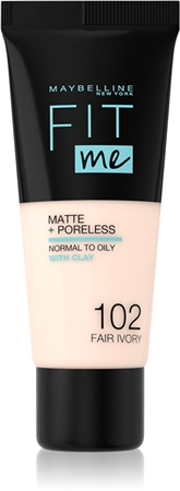 MAYBELLINE NEW YORK Fit Me! Matte+Poreless maquilhagem matificante para peles normais e mistas