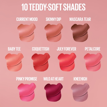 MAYBELLINE NEW YORK SuperStay Teddy Tint pitkäkestoinen mattapinnan antava huulipuna