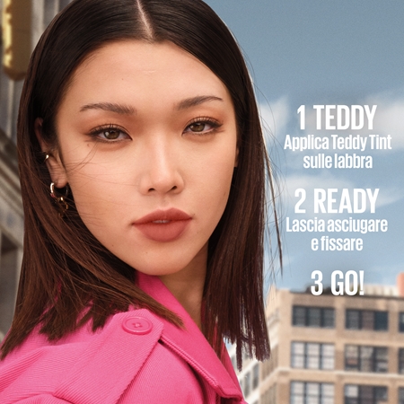MAYBELLINE NEW YORK SuperStay Teddy Tint rossetto a lunga tenuta effetto matte