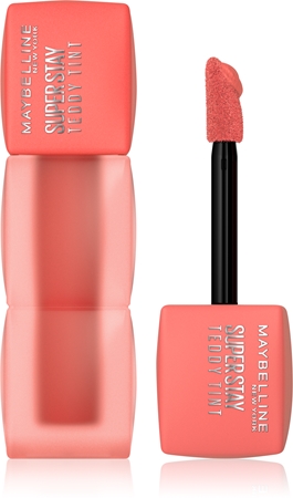 MAYBELLINE NEW YORK SuperStay Teddy Tint langanhaltender Lippenstift mit mattierendem Effekt
