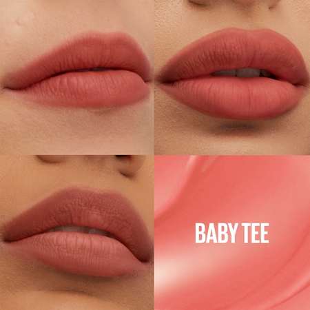 MAYBELLINE NEW YORK SuperStay Teddy Tint langanhaltender Lippenstift mit mattierendem Effekt