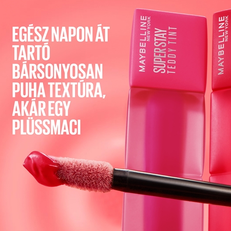 MAYBELLINE NEW YORK SuperStay Teddy Tint Ultra matt hosszantrató rúzs