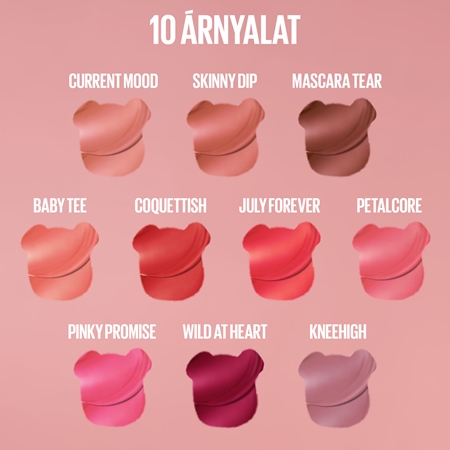 MAYBELLINE NEW YORK SuperStay Teddy Tint Ultra matt hosszantrató rúzs