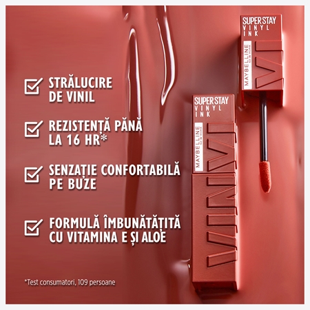 MAYBELLINE NEW YORK SuperStay Vinyl Ink | Livrare rapida! | Notino.ro