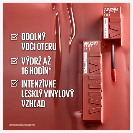MAYBELLINE NEW YORK SuperStay Vinyl Ink dlhotrvajúci tekutý rúž