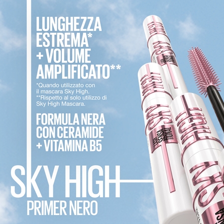 MAYBELLINE NEW YORK Ciglia sensazionali Sky High primer per mascara nero