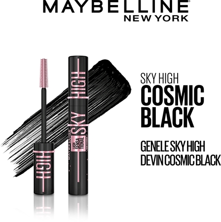MAYBELLINE NEW YORK Lash Sensational Sky High Cosmic Black mascara pentru alungire negru intens