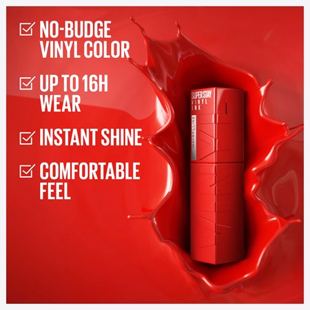 MAYBELLINE NEW YORK SuperStay Vinyl Ink Long-Lasting Liquid Lipstick