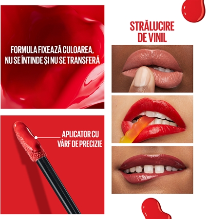 MAYBELLINE NEW YORK SuperStay Vinyl Ink Ruj de buze lichid, de lunga durata