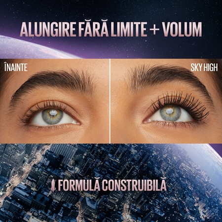 MAYBELLINE NEW YORK Lash Sensational Sky High Mascara pentru volum si lungire
