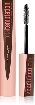 MAYBELLINE NEW YORK Total Temptation Volumen-Mascara mit Kakaoduft