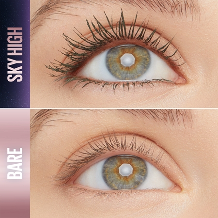 MAYBELLINE NEW YORK Lash Sensational Sky High apimties suteikiantis ir blakstienas ilginantis tušas