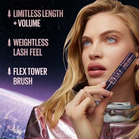MAYBELLINE NEW YORK Lash Sensational Sky High apimties suteikiantis ir blakstienas ilginantis tušas