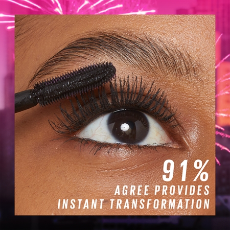 MAYBELLINE NEW YORK Lash Sensational Firework maskara za podaljšanje, privihanje in volumen trepalnic ekstra črna