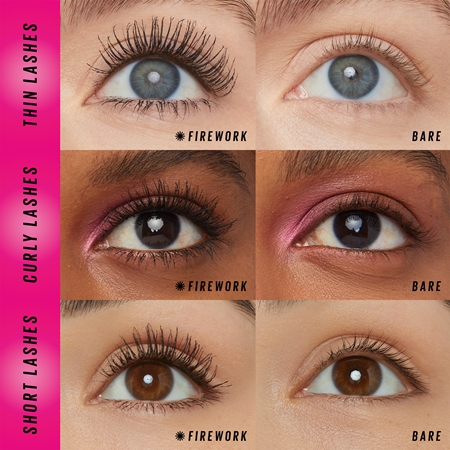 MAYBELLINE NEW YORK Lash Sensational Firework maskara za podaljšanje, privihanje in volumen trepalnic ekstra črna