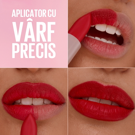 MAYBELLINE NEW YORK Serum Lipstick Matte ruj mat cu efect de hidratare
