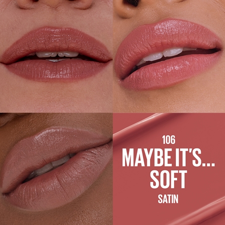 MAYBELLINE NEW YORK Serum Lipstick Satin Satin Lipstick with moisturising effect