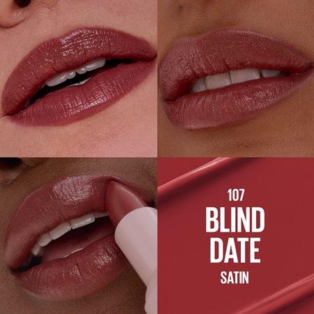 MAYBELLINE NEW YORK Serum Lipstick Satin Satin Lipstick with moisturising effect