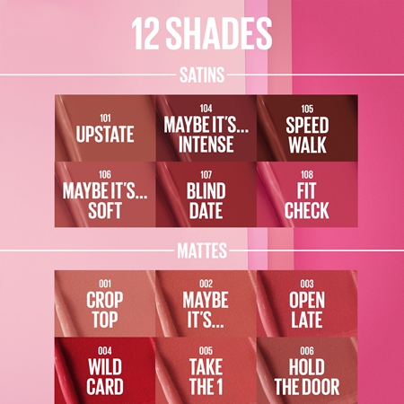 MAYBELLINE NEW YORK Serum Lipstick Satin Satin Lipstick with moisturising effect