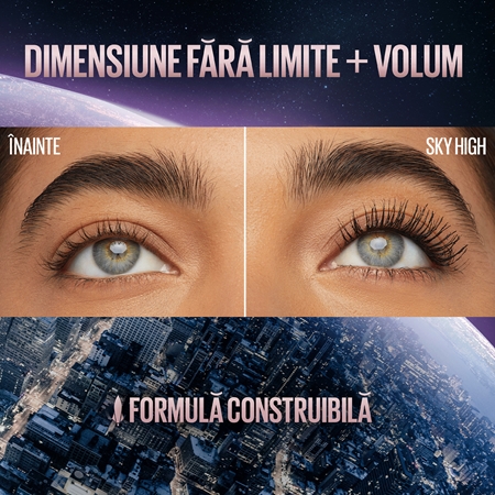 MAYBELLINE NEW YORK Lash Sensational Sky High Mascara pentru volum si lungire