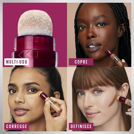 MAYBELLINE NEW YORK Il Cancella Età Instant Anti Age Eraser correttore liquido con applicatore in spugna