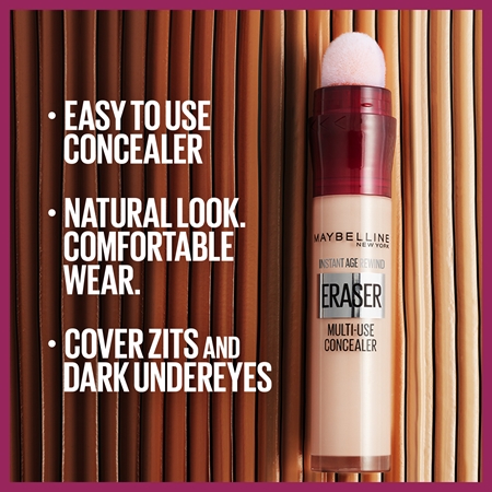 MAYBELLINE NEW YORK Il Cancella Età Instant Anti Age Eraser correttore liquido con applicatore in spugna