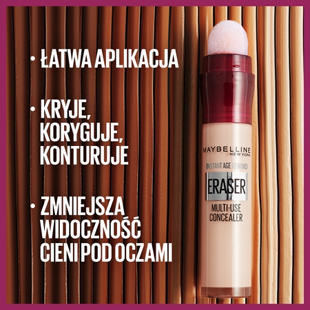 MAYBELLINE NEW YORK Instant Anti Age Eraser korektor w płynie z aplikatorem w postaci gąbeczki