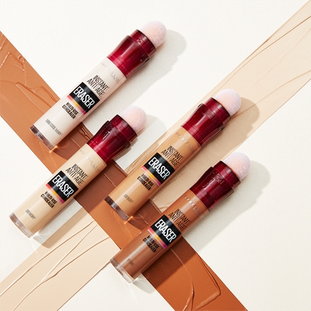 MAYBELLINE NEW YORK Instant Anti Age Eraser corretor líquido com esponja aplicadora formato poupança tom 01 Light