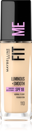 MAYBELLINE NEW YORK Fit Me! tekutý make-up pro rozjasnění a vyhlazení pleti