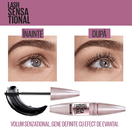 MAYBELLINE NEW YORK Lash Sensational mascara pentru gene lungi și dese