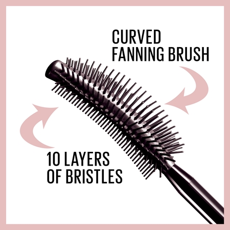 MAYBELLINE NEW YORK Ciglia sensazionali mascara waterproof allungante, incurvante e volumizzante