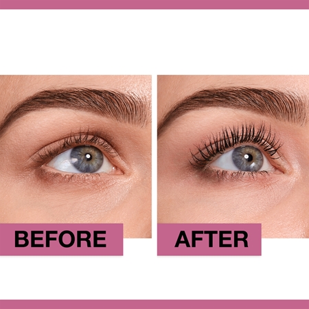 MAYBELLINE NEW YORK Ciglia sensazionali mascara waterproof allungante, incurvante e volumizzante